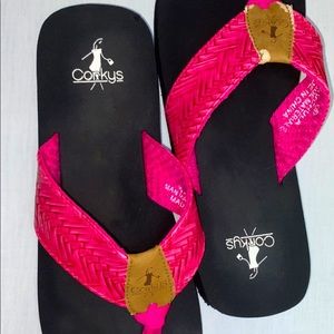 💗Corky flip flops ⭐️ size 8⭐️ almost brand new!💓